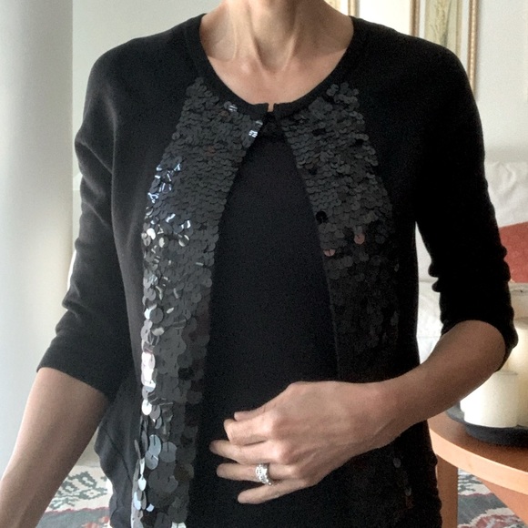 NWOT Ann Taylor sequin sweater.  XS - Picture 12 of 15